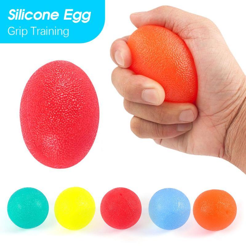 Silicone Egg Fitness Hand Mở rộng tay kẹp Nampper Tăng cường cẳng tay tay Người tập thể dục Trainer Trainer Cứu trợ Bóng quà tặng Color: 08