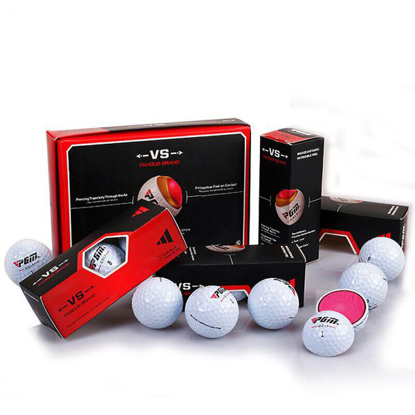 Q017 Bóng Chơi Golf Lõi Kép - PGM 3 Layers Golf Ball Set (Hộp 12 quả)