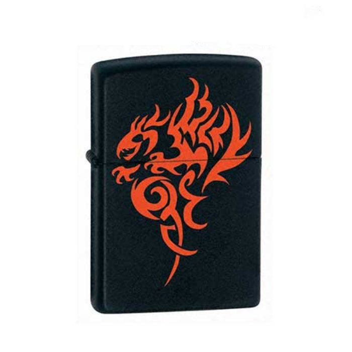 Bật Lửa Zippo Hidden Dragon Black Matte Chính Hãng Usa