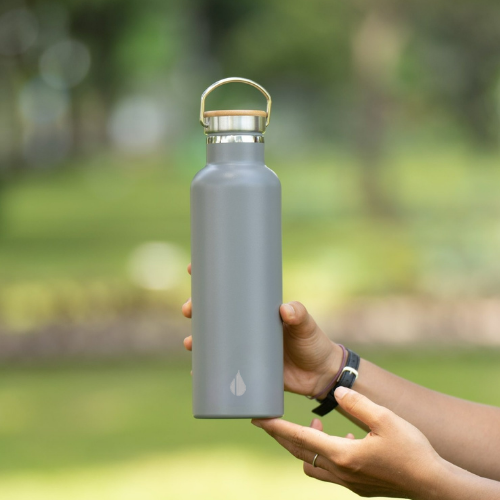 Bình Giữ Nhiệt Elemental Classic Màu Trơn 750Ml - Xám