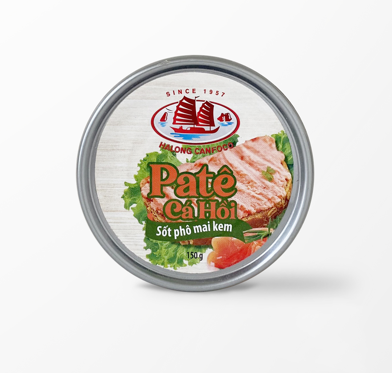 COMBO 3 Pate cá hồi sốt phô mai kem - 150g - Đồ hộp Hạ Long