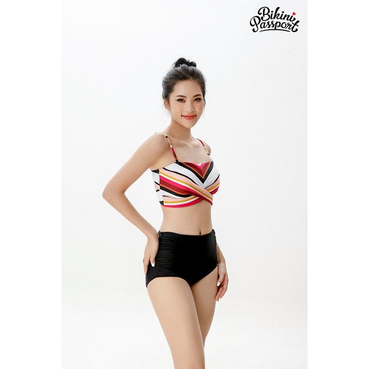 Áo bơi Nữ lẻ BIKINI PASSPORT kiểu Áo bơi lẻ croptop hai dây - Họa tiết - BS371_HOT