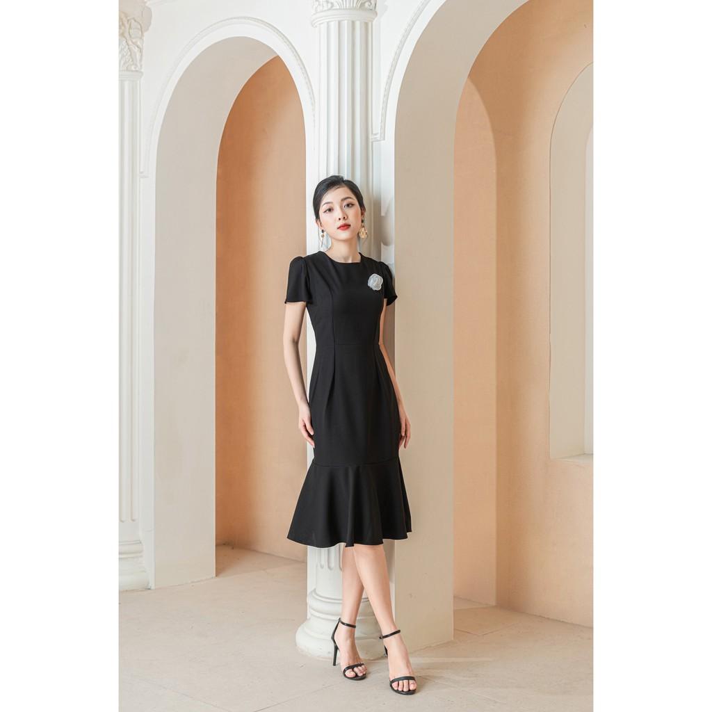 Hình ảnh Váy cổ tròn đính hoa -Kira Dress-V09-wfstudios