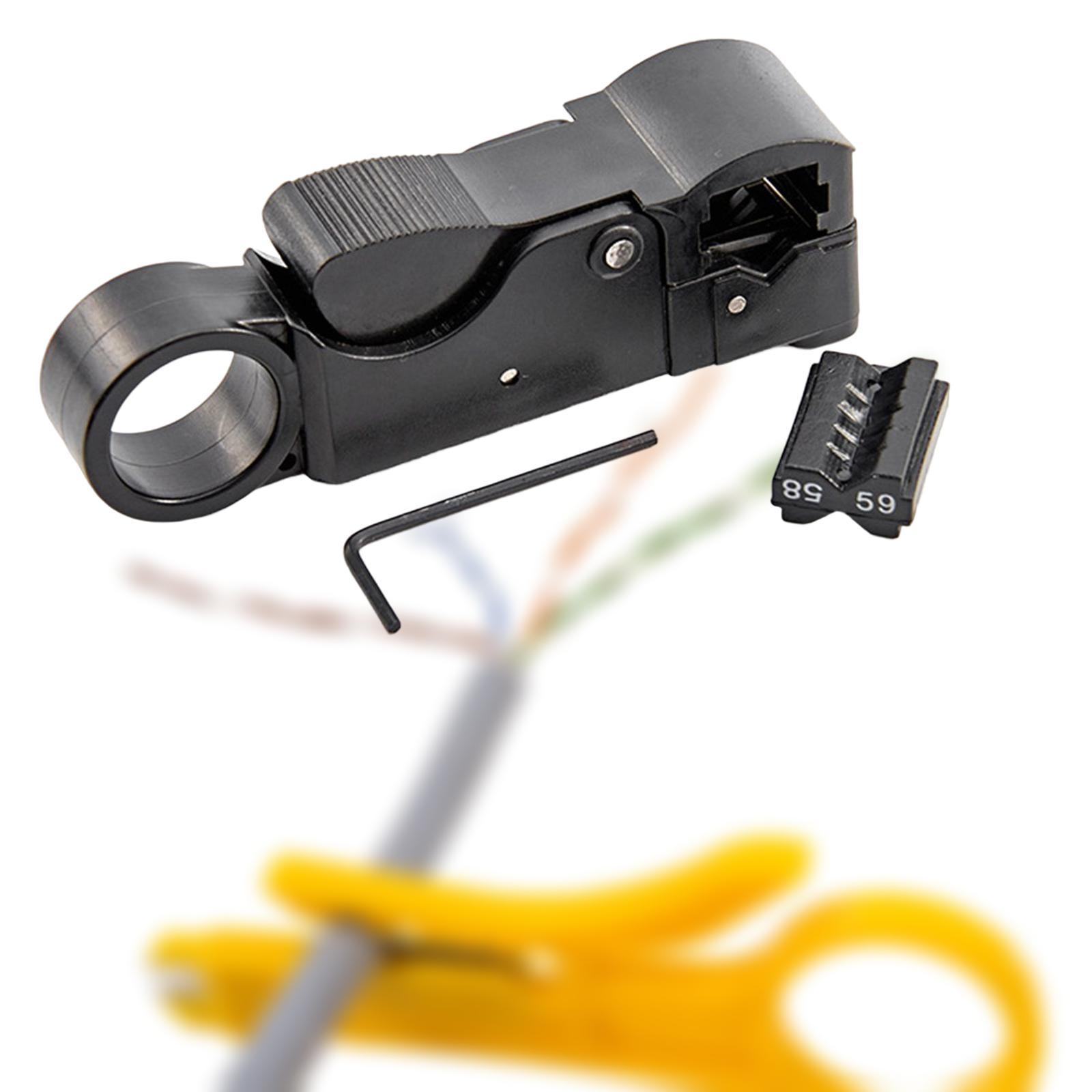 Multifunctional Coaxial Cable Stripper Stripping Plier Wire Stripper for RG3C RG4C