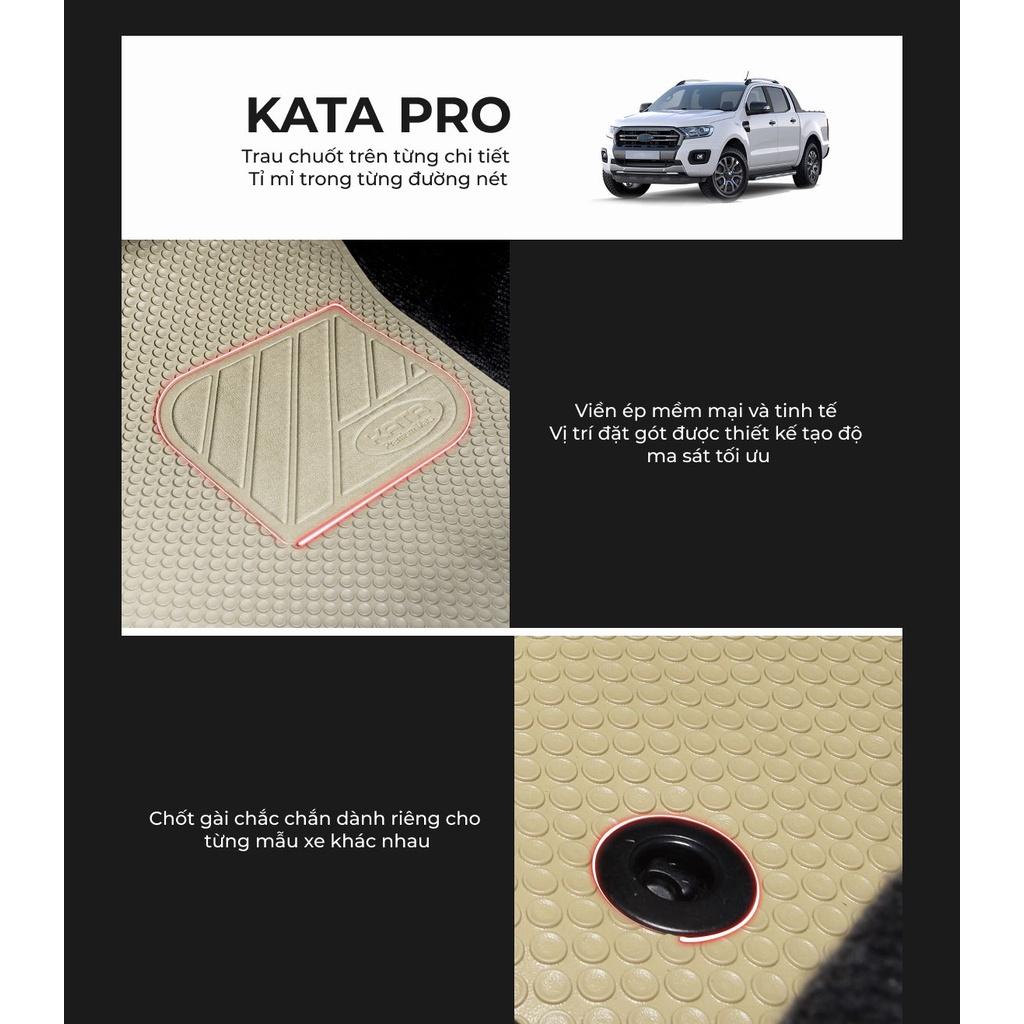 Thảm lót sàn ô tô KATA cho xe Hyundai Kona (2018-2021) - Phiên Bản KATA Pro- Khít với sàn xe, Không thấm nước, Không mùi
