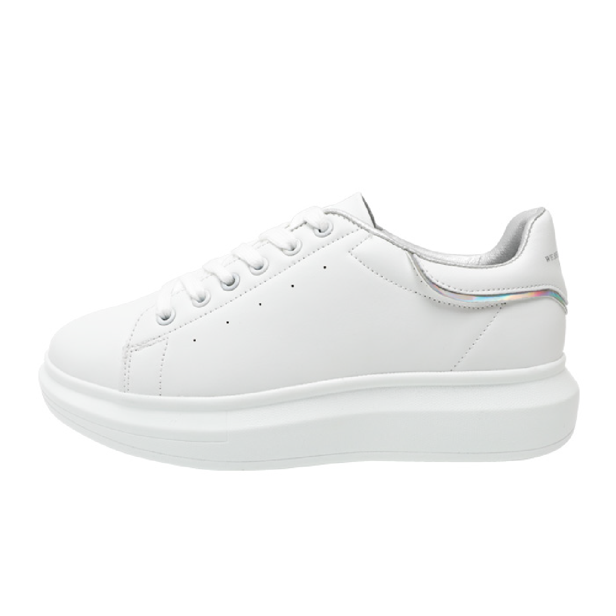Giày Domba gót viền hologram H-9015 (BLUE OCEAN