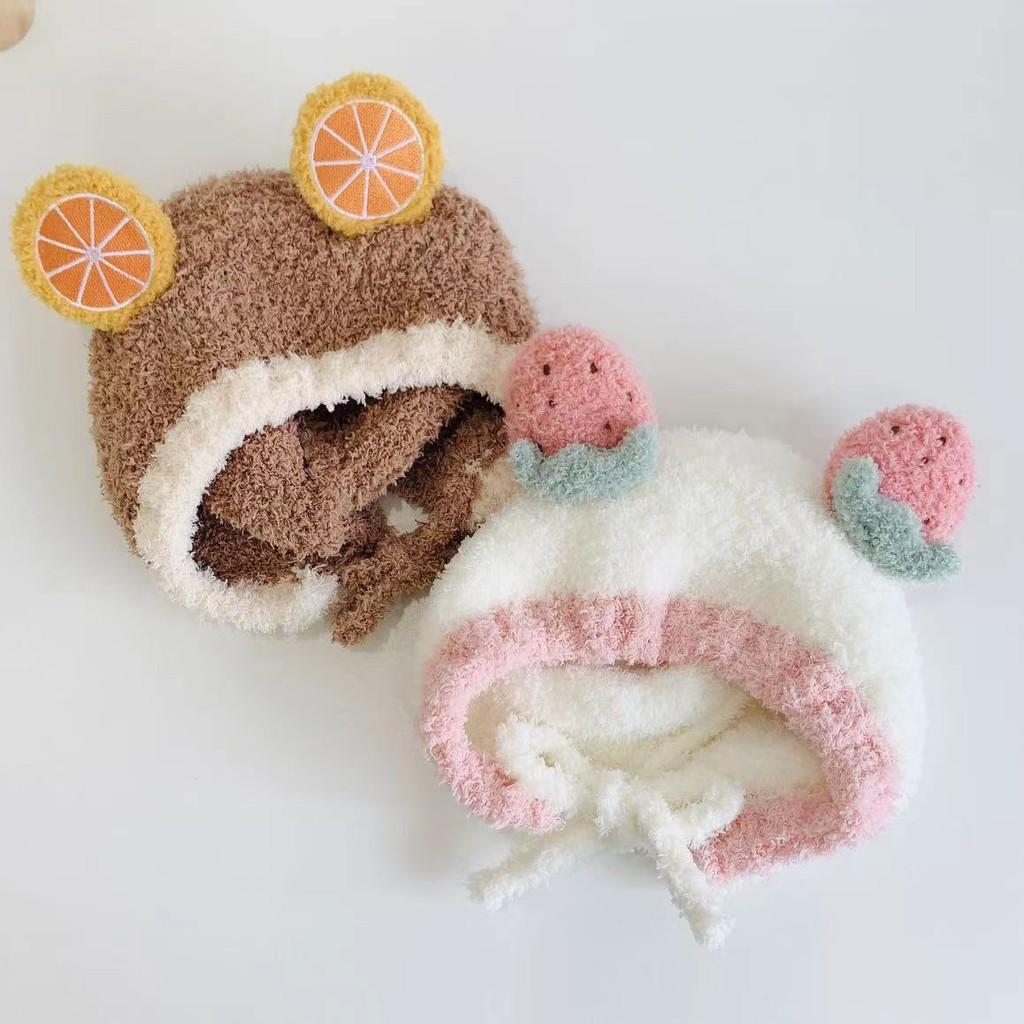 Mũ len hoa quả cực đẹp và cute cho bé từ 3 tháng đến 24 tháng