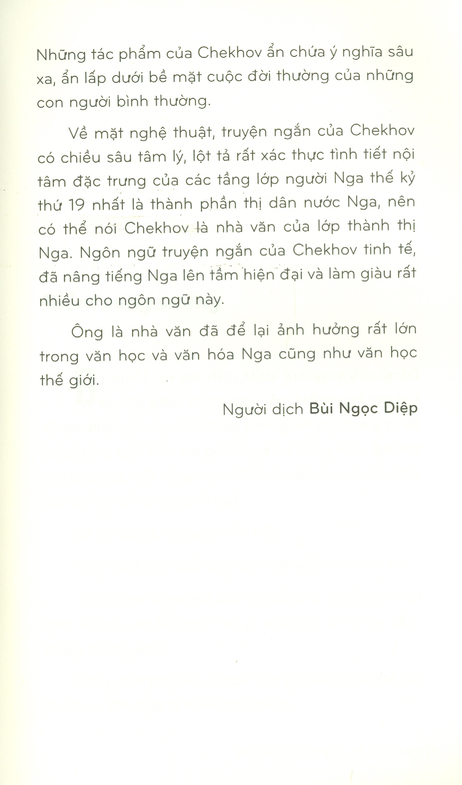 Anton Pavlovich Chekhov - Truyện Ngắn Chọn Lọc