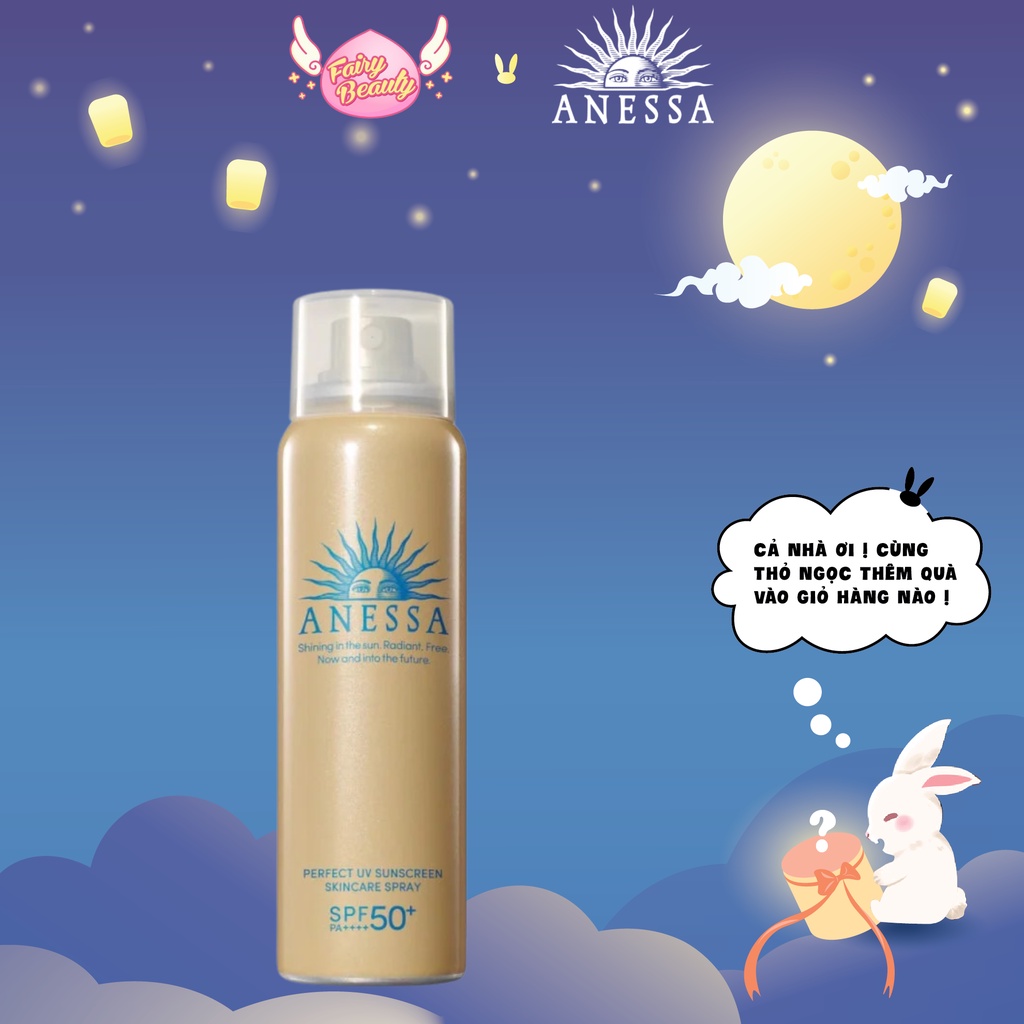 Xịt Chống Nắng Dưỡng Đa Năng Bảo Vệ Hoàn Hảo Mọi Loại Da SPF50+ PA++++ Perfect UV Sunscreen Skincare Spray 60g