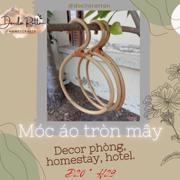 MÓC ÁO MÂY- Móc áo treo khăn, Móc áo tròn trang trí, decor phòng ngủ, phòng cho bé