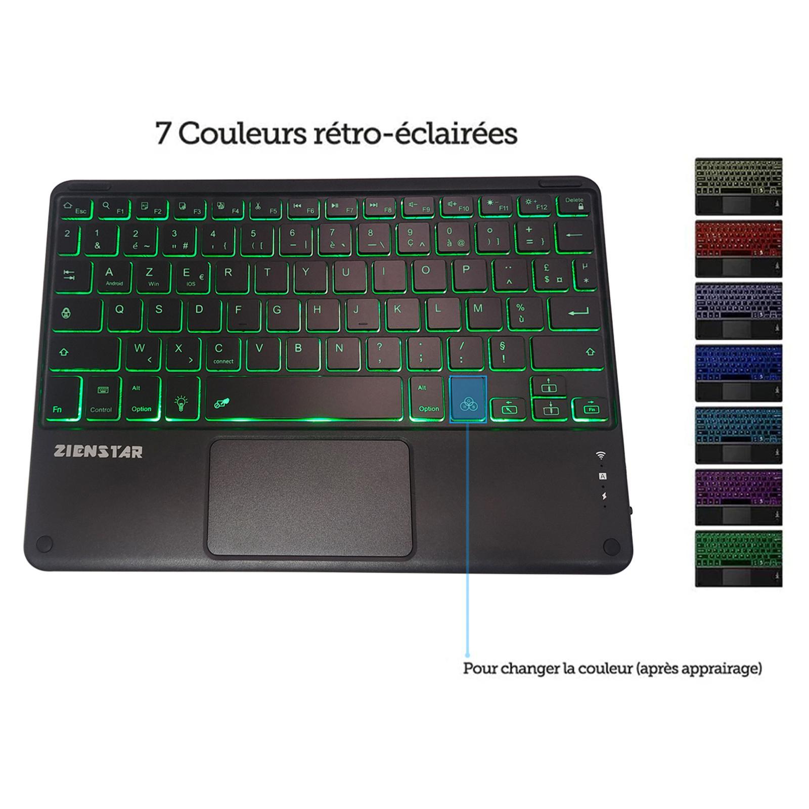 Bluetooth Wireless Keyboard with Touchpad Universal Compact for Phone Tablet