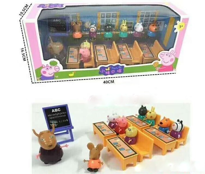 Bộ đồ chơi xếp hình Lớp học heo Peppa Pig