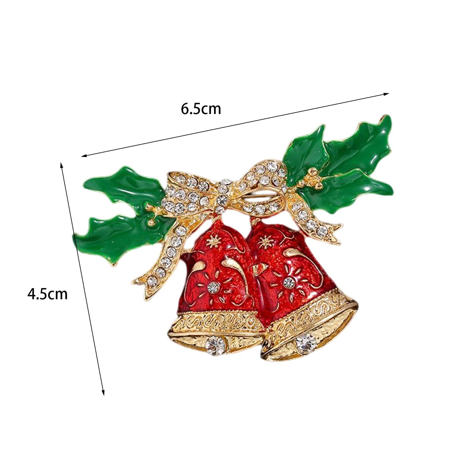 Elegant Christmas Brooch Pins Lapel Brooch for Clothes