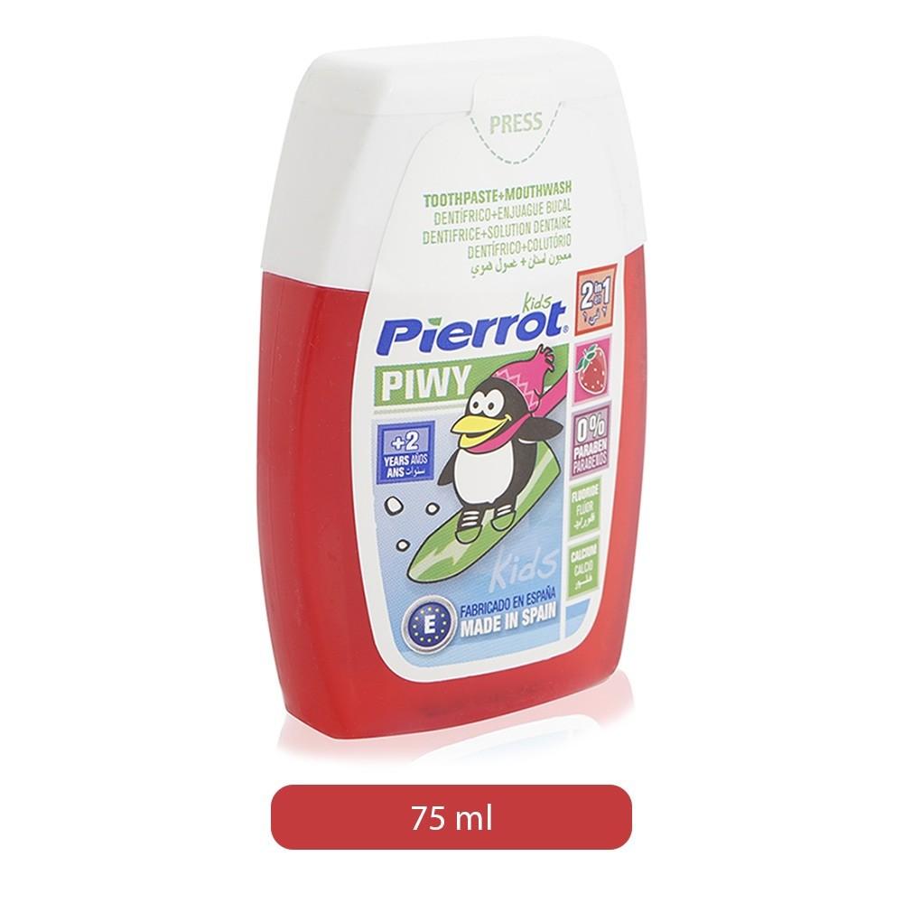 Kem đánh răng trẻ em 2 trong 1 Pierrot piwy 75ml