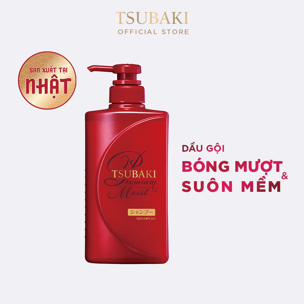 [Mua 1 tặng 1] Dầu Gội TSUBAKI Dưỡng Tóc Bóng Mượt 490ml tặng Kem Xả TSUBAKI Dưỡng Tóc Bóng Mượt 180g