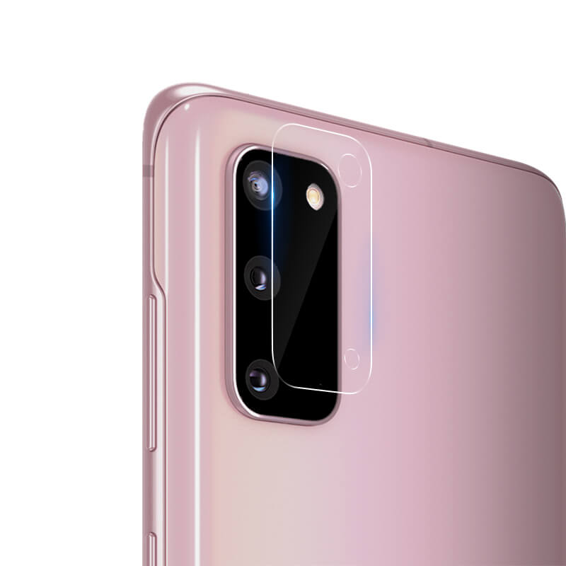 Bộ 2 Miếng dán kính cường lực camera Samsung Galaxy S20 mỏng 0.22mm hiệu Nillkin InvisiFilm độ cứng 9H chống vân tay không ảnh hưởng chất lượng ảnh chụp - Hàng nhập khẩu