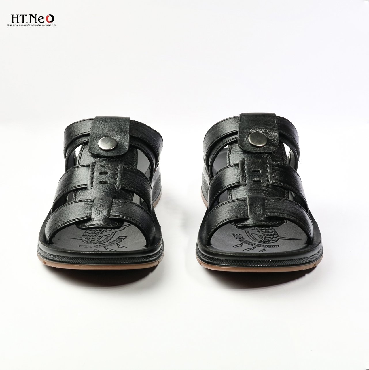 Sandal nam da bò cao cấp đế cao 3.5cm SD96-DE