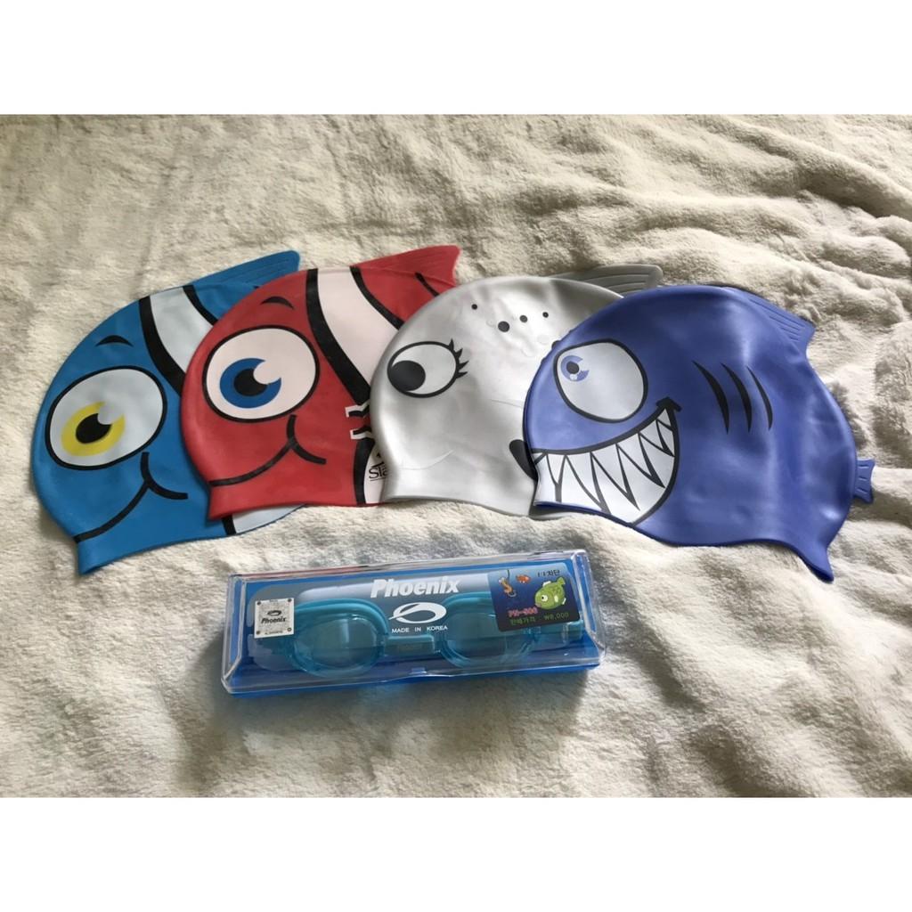 Combo kính Phoenix và nón bơi cực cute cho trẻ em