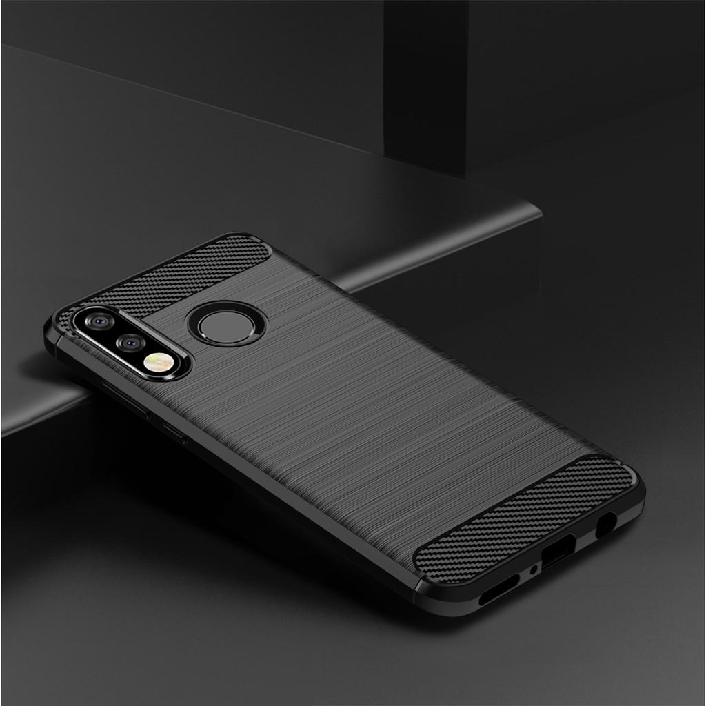 Ốp lưng cho Huawei P30 Lite dẻo Carbon phay xước chống sốc chống vân tay