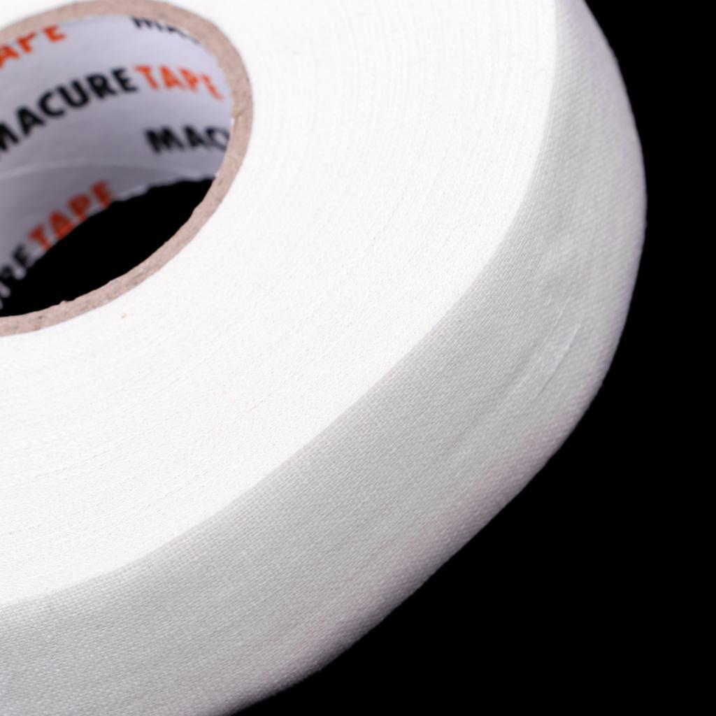5 Roll Waterproof Adhesive Ice Hockey Cloth Stick Tape 1'' x 25yds -White
