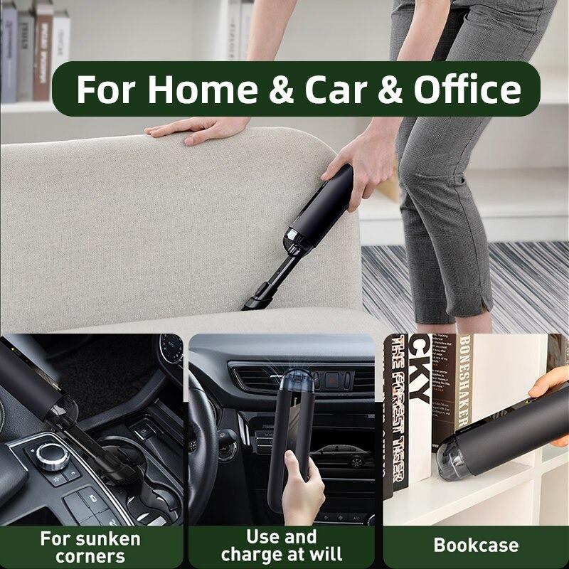 Hút Bụi Baseus A2 Car Vacuum Cleaner Mini Handheld Auto Vacuum Cleaner with 5000Pa Powerful Suction