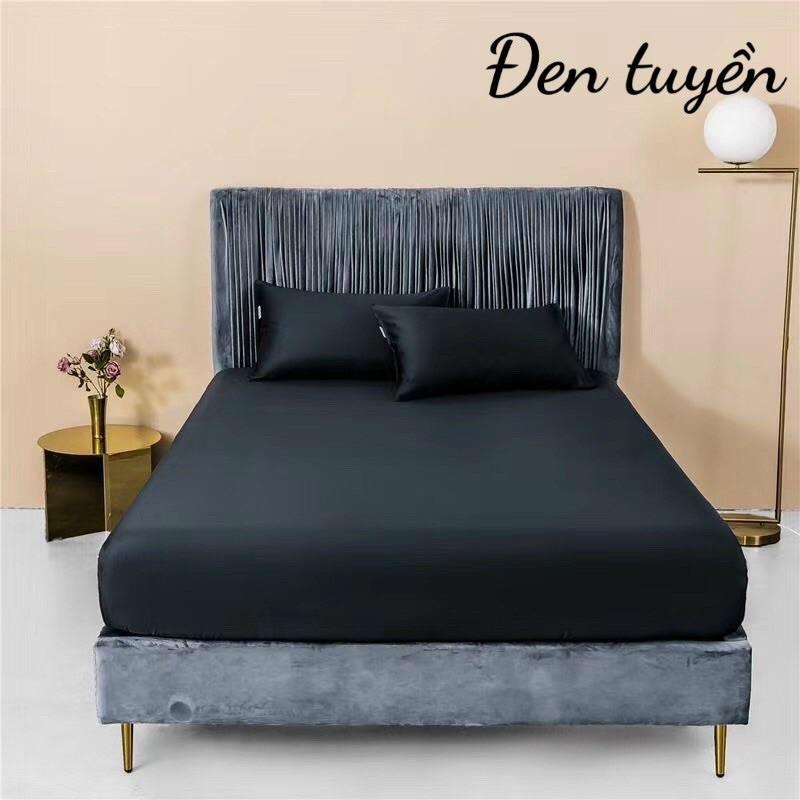 Set Ga Gối Lụa Tencel 60s Hàng Nhập Khẩu Cao Cấp 3 Món với 17 tông Màu Sang chảng