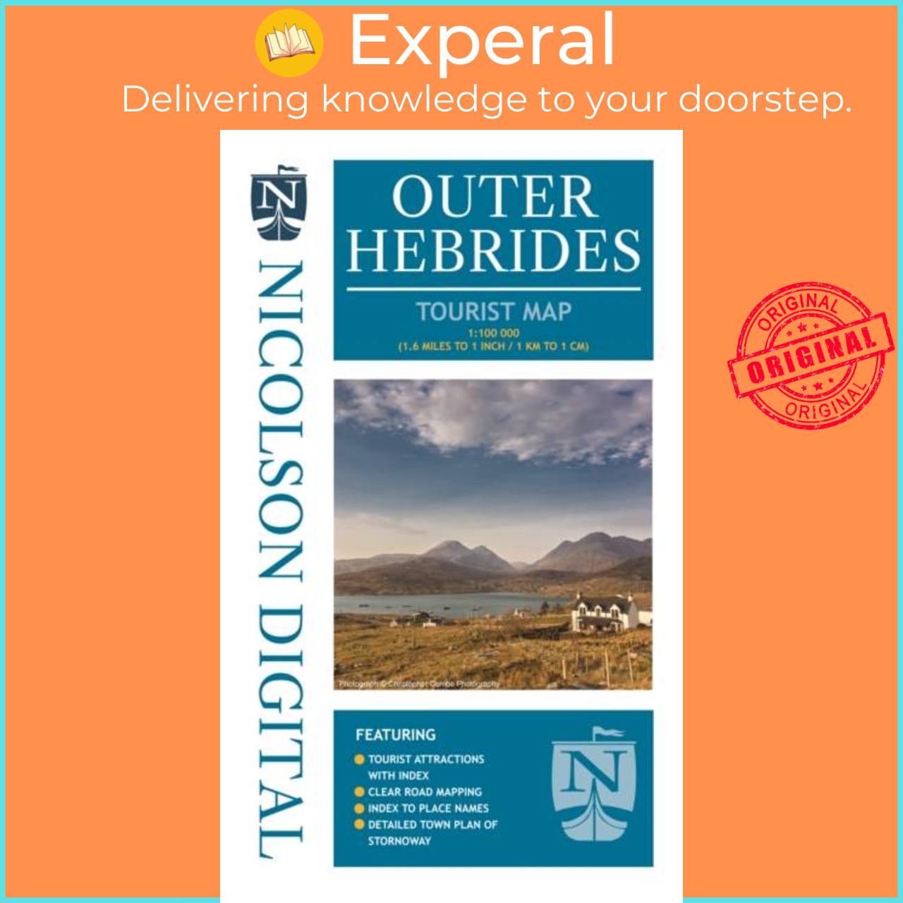 Sách - Nicolson Tourist Map Outer Hebrides by  (UK edition, paperback)