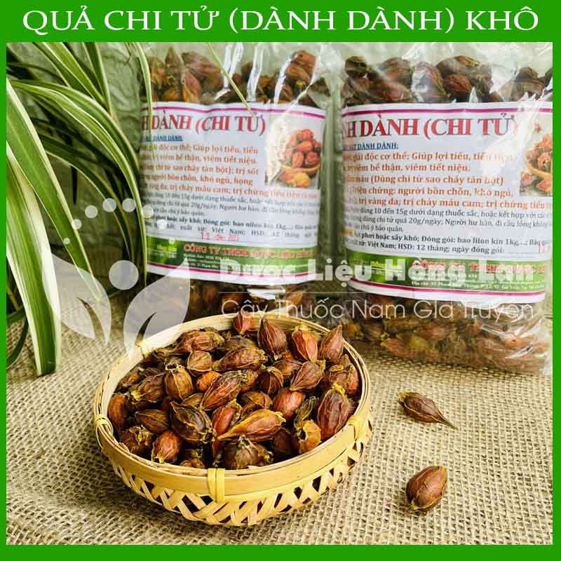 Quả dành dành/ chi tử khô sạch đóng gói 500gram
