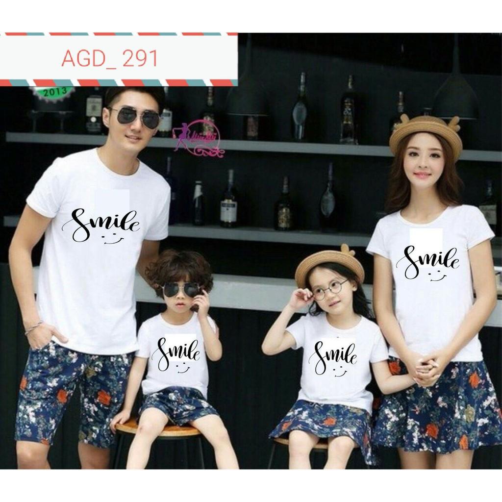 Áo nhóm mẫu SMILE - MÃ AGD 291