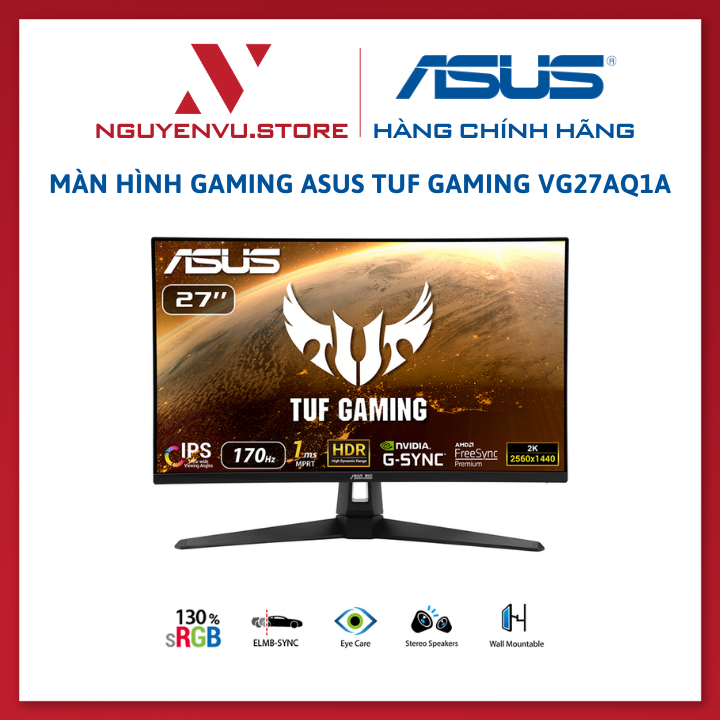 Màn hình Gaming Asus TUF Gaming VG27AQ1A 27 inch WQHD IPS 170Hz 1ms FreeSync - Hàng Chính Hãng