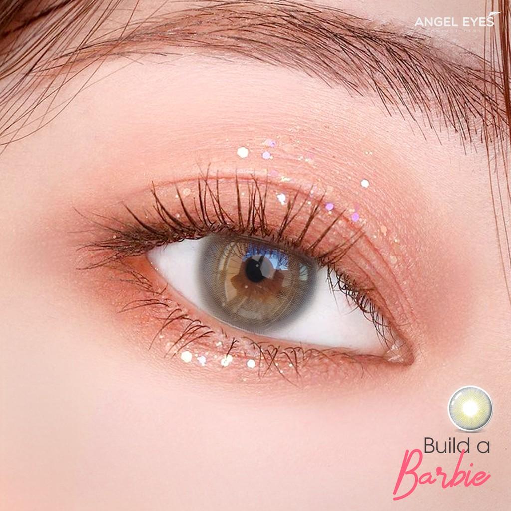 Lens xám tây có độ Build a Barbie tự nhiên hiệu Angel Eyes - Độ cận 0-8 - Đường kính màu 13.3mm