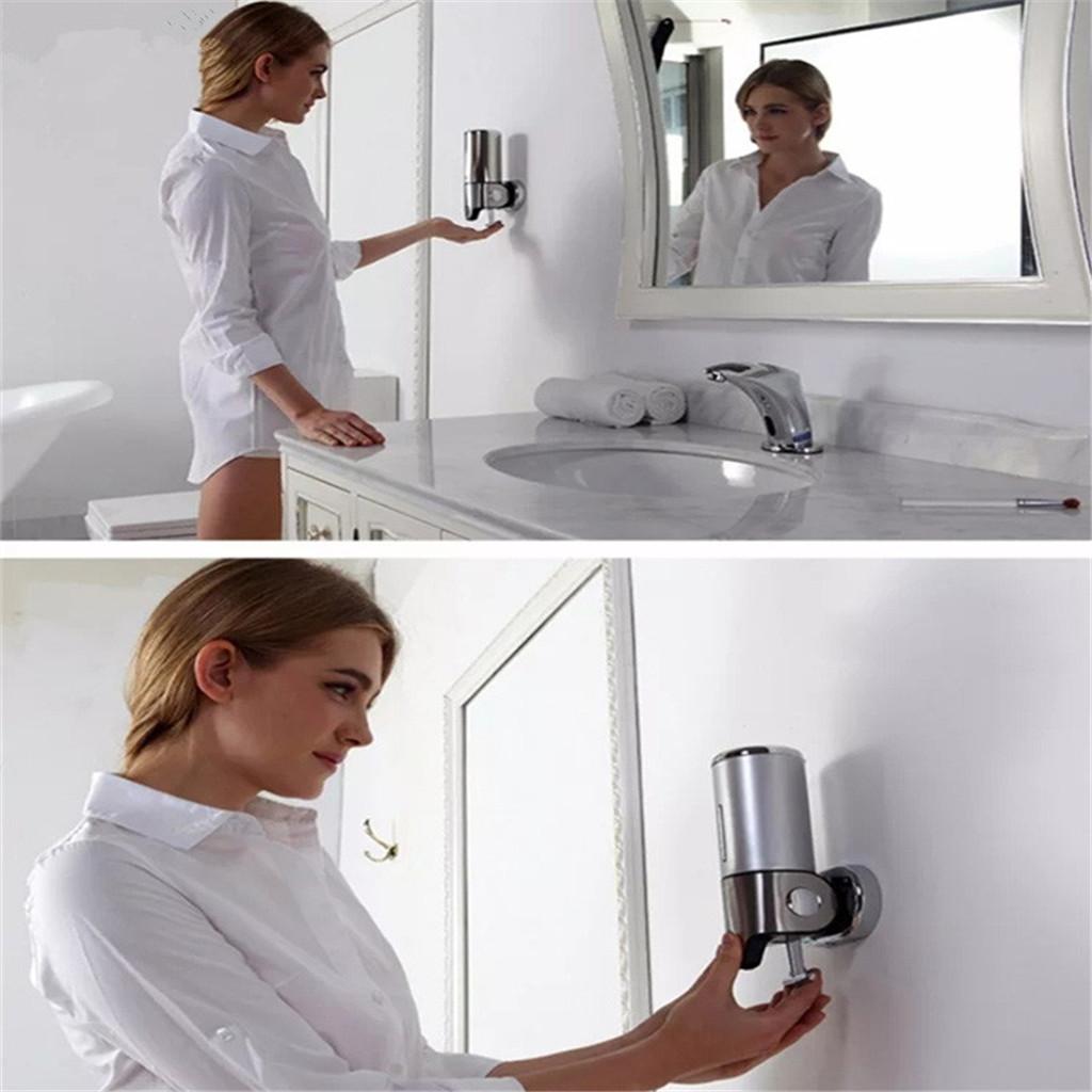 Bathroom Wall Mount Soap Dispenser Shower Shampoo Container 500ml