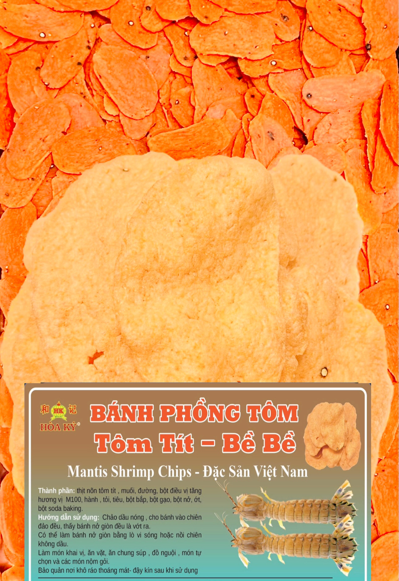 Bánh phồng tôm thượng hạng 1kg Hoà Ký