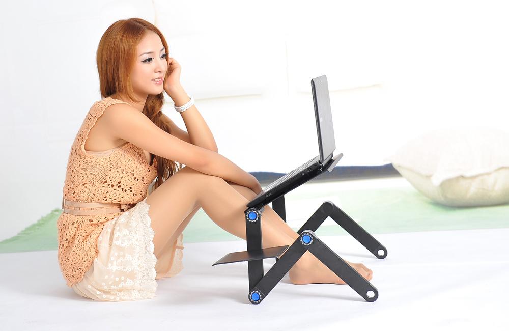 Chân đế để bàn có thể gập lại có thể điều chỉnh được bằng nhôm
YL-803