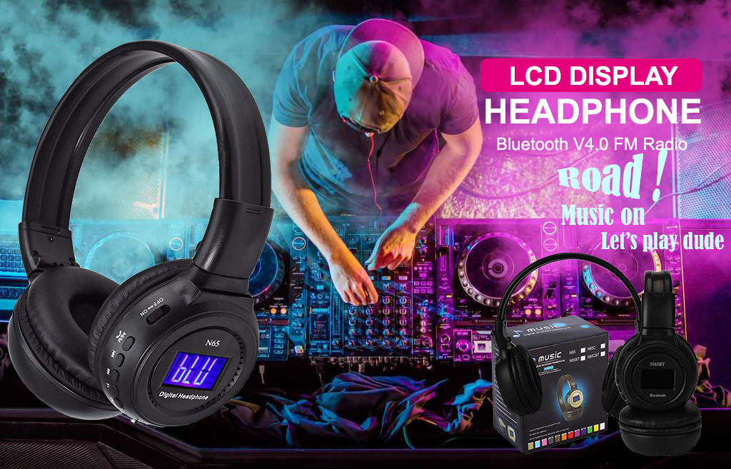 Tai nghe bluetooth chụp tai N65BT âm thanh cực đỉnh thời gian chơi nhạc cực lấu headphone gamming gamer (Giao màu ngẫu nhiên)