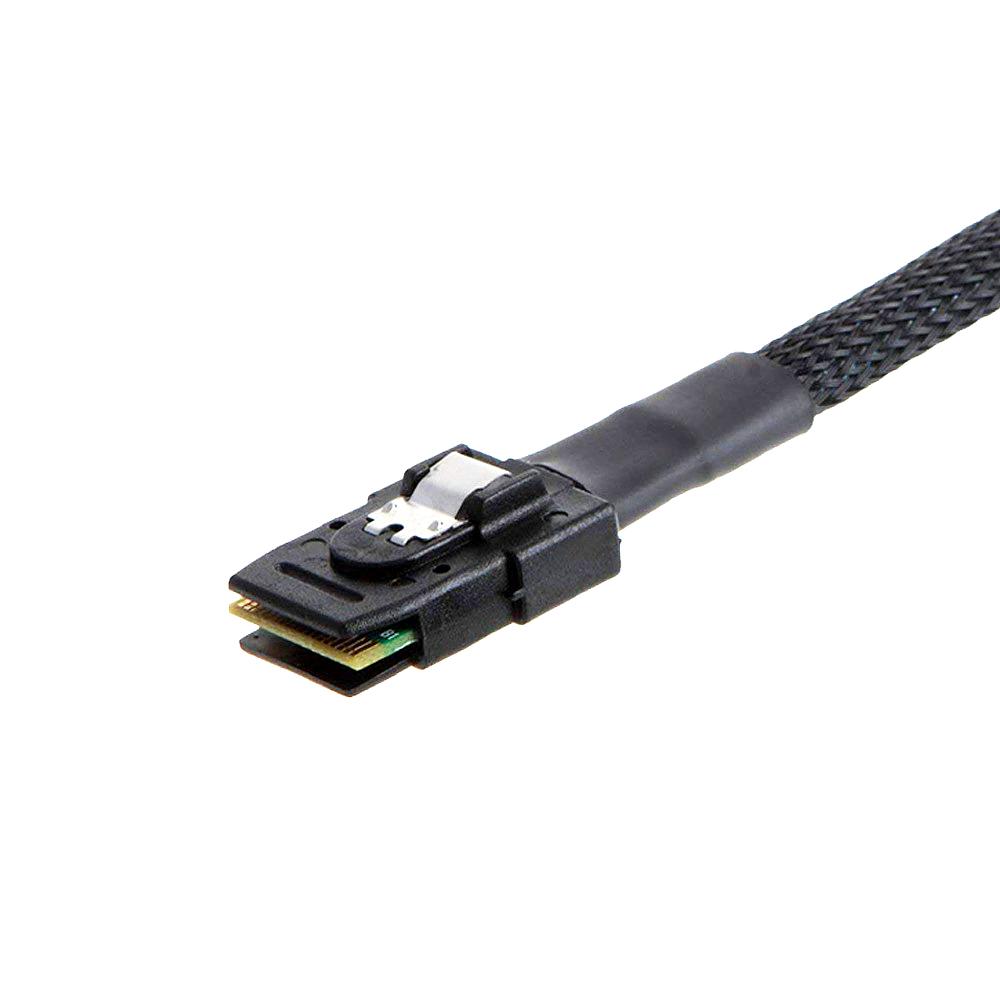 Cáp dữ liệu máy chủ Mini SAS SFF-8087 đến 4 SATA Hard Disk Cable với tốc độ truyền 12Gbps 22,5Gbit / s Băng thông 1M