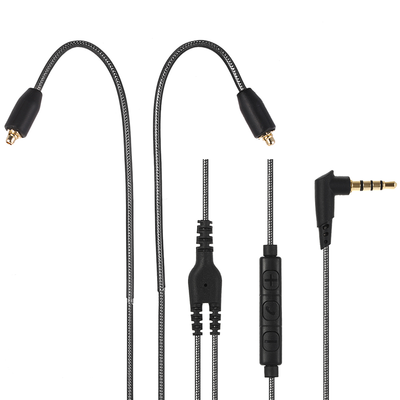 Cáp Tai Nghe Có Dây 3,5 Mm Có Thể Tháo Rời Đầu Nối Micrô MMCX Cho Shure Se215 Se315