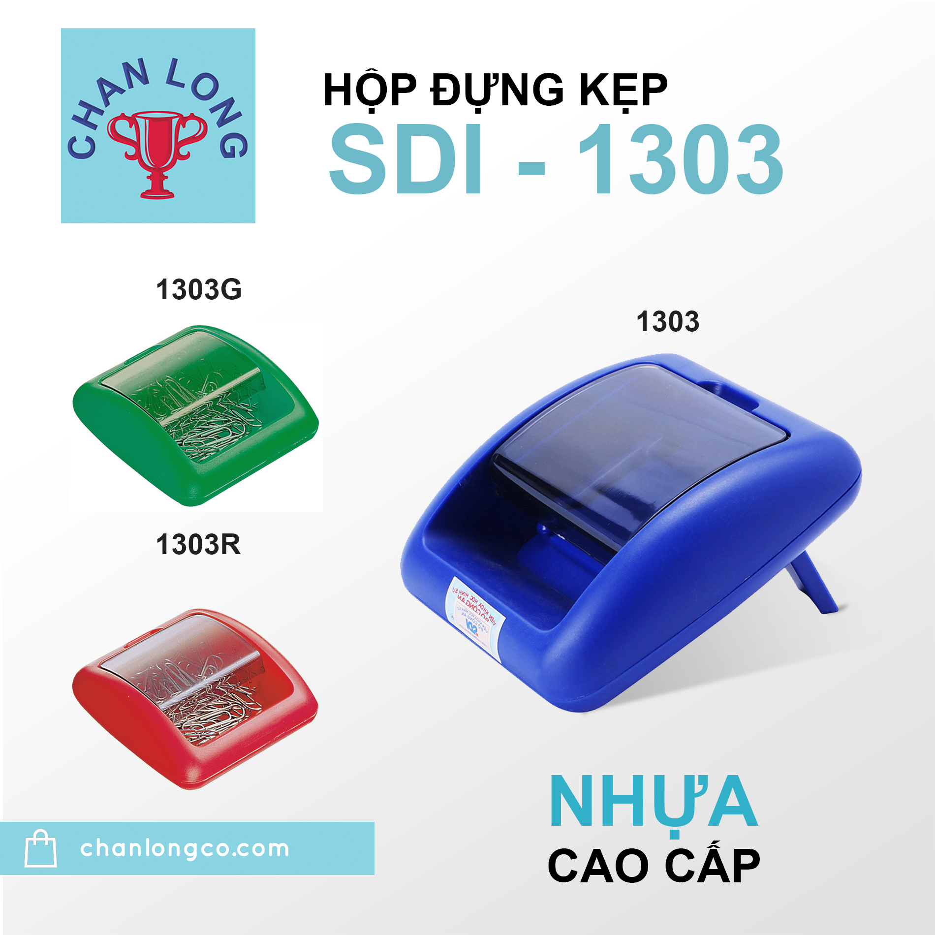 Hộp đựng kẹp cao cấp SDI 1303