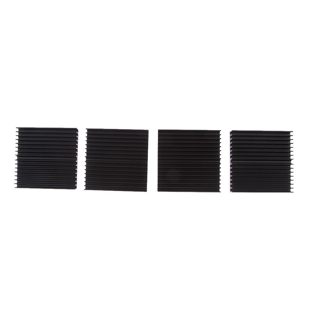 Black Cooler Aluminum Heatsink Radiator Heat Sink Chip for IC LED Power
