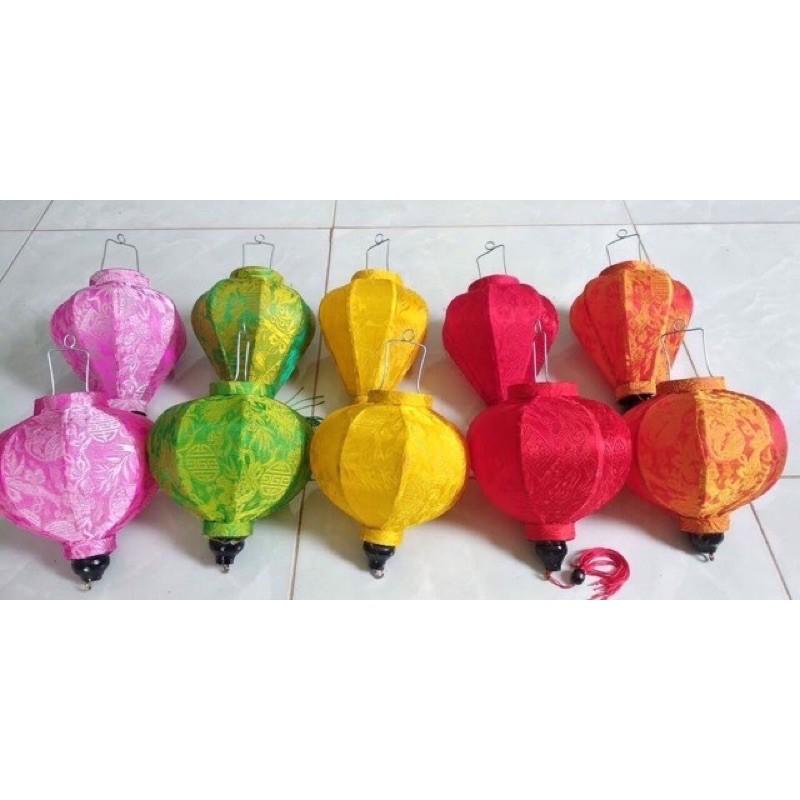 Đèn lồng hội an lụa tơ tằm