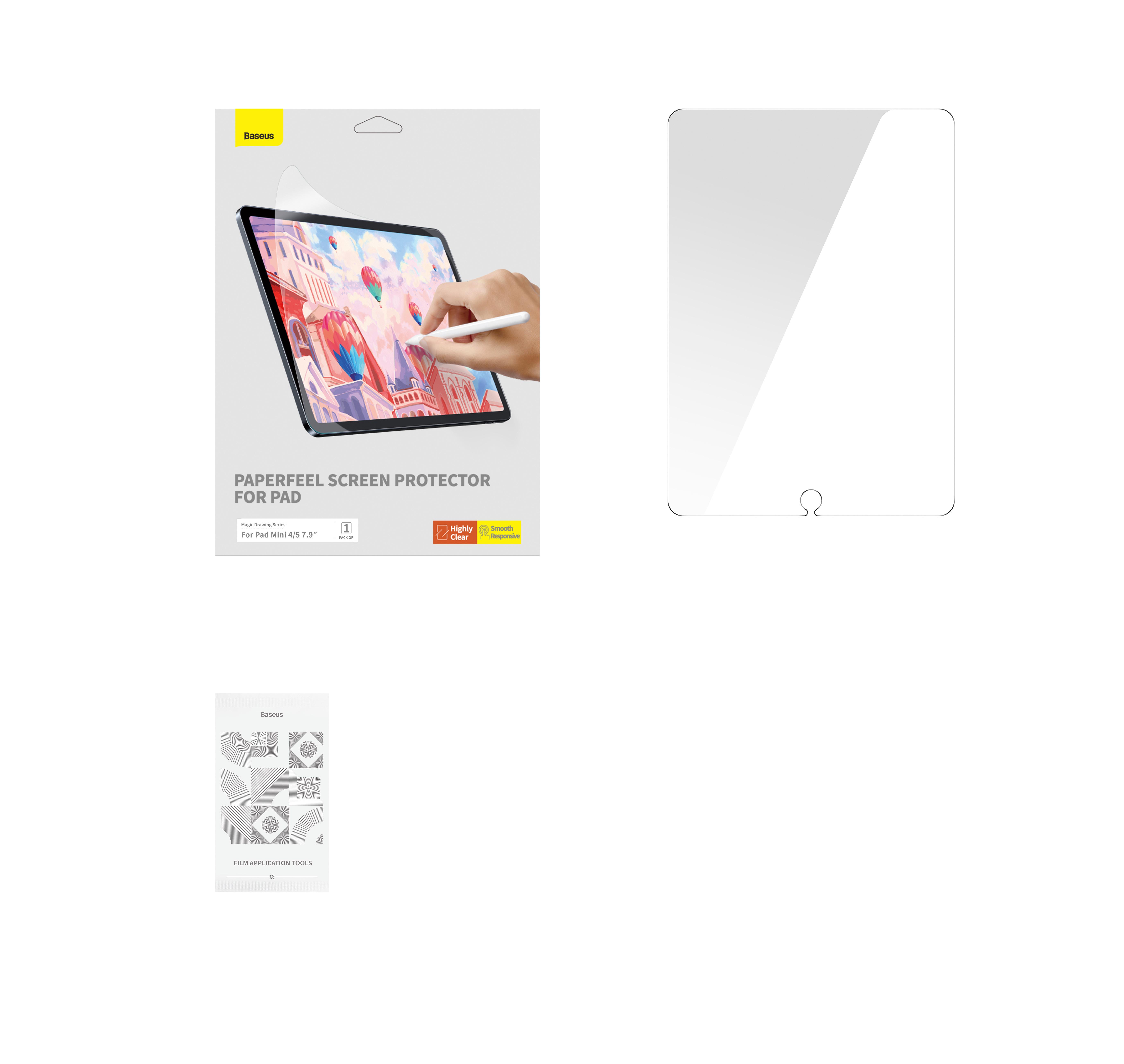 Kính Cường Lực Cho Pad Baseus Magic Drawing Series HD Paperfeel Screen Protector
