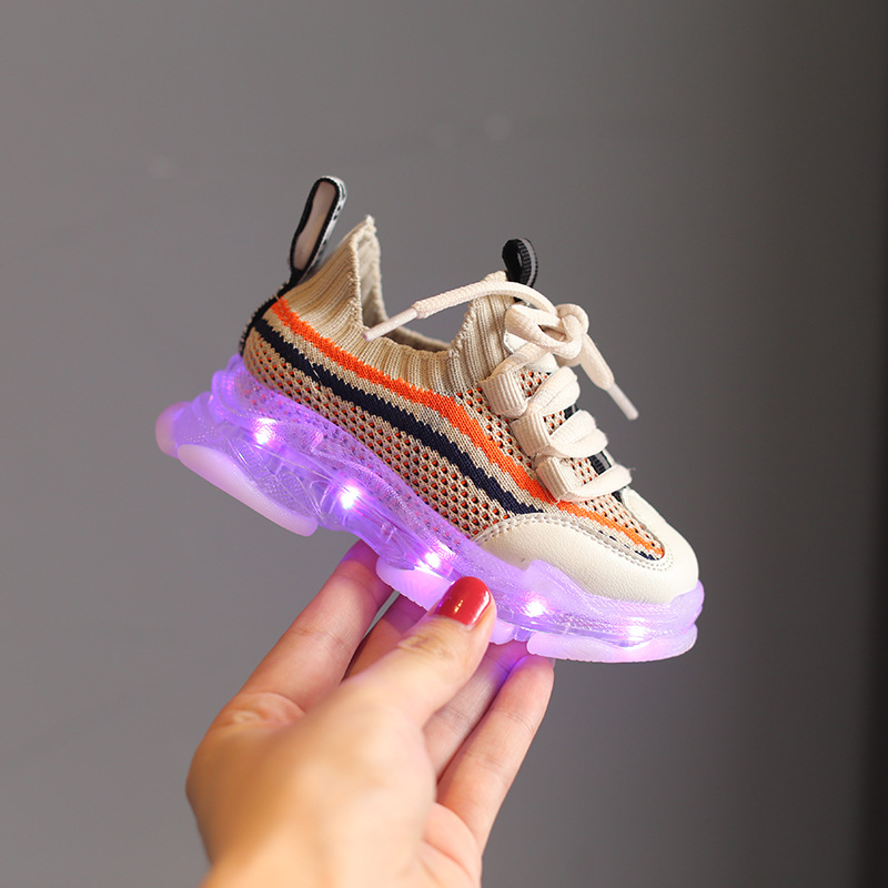 Giày thể thao phát sáng cho bé trai bé gái - Giày thể thao đèn led cho bé 1-15 tuổi có công tắc và sạc điện usb