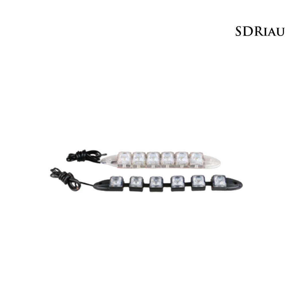 Set 2 Dải Đèn Led Sương Mù 12v Cho Xe Hơi Có Thể Uốn Cong Tiện Dụng