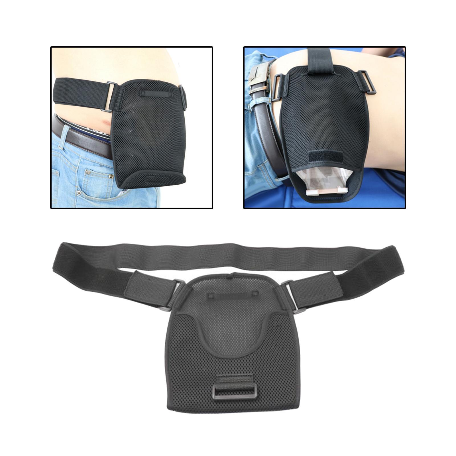 Ostomy Bag Cover Lying and Standing Two Use Ostomy Belt for Men Women Adults