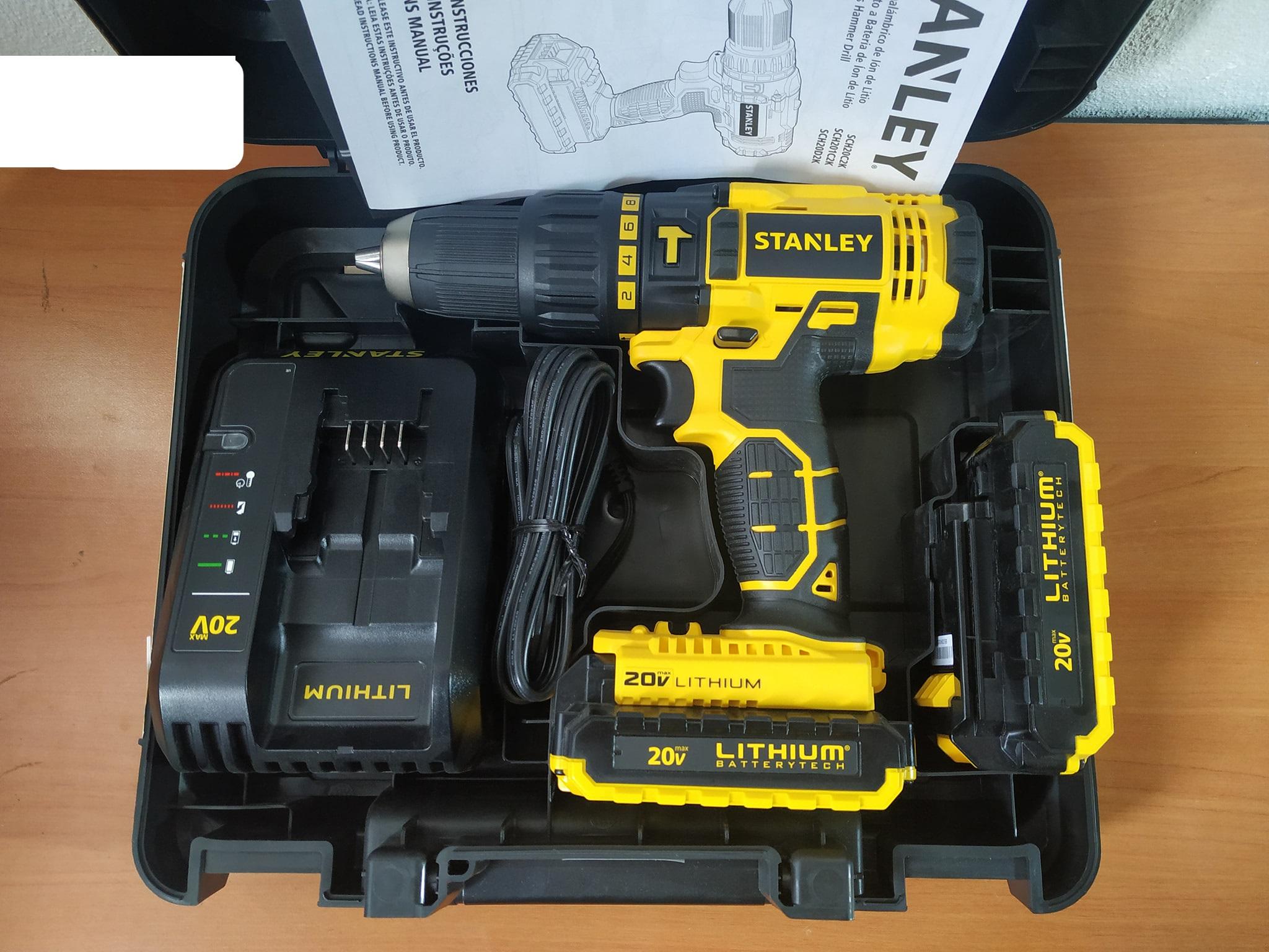 MÁY KHOAN CẦM TAY 18V STANLEY SCH20D2K- HÀNG CHÍNH HÃNG