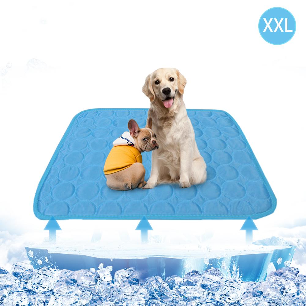 Thảm, Chăn làm mát mùa hè cho thú cưng bằng Sợi visco hấp thụ nhiệt, nhẹ và có thể gấp lại dễ dàng