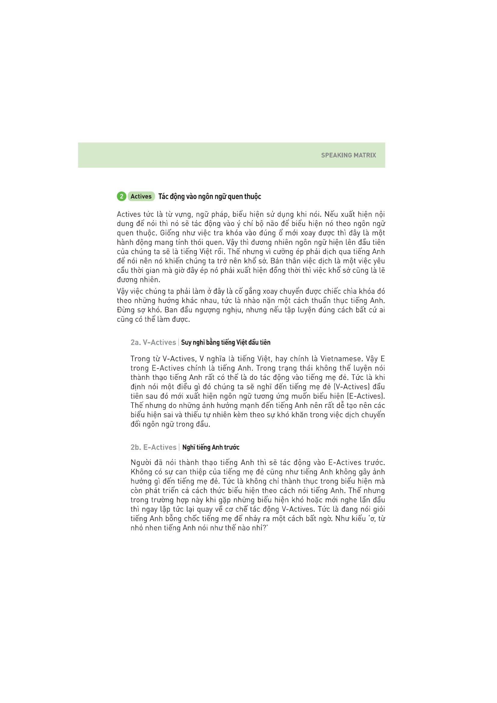 Speaking Matrix - 2 Phút Nói Tiếng Anh Như Gió - ảnh 3