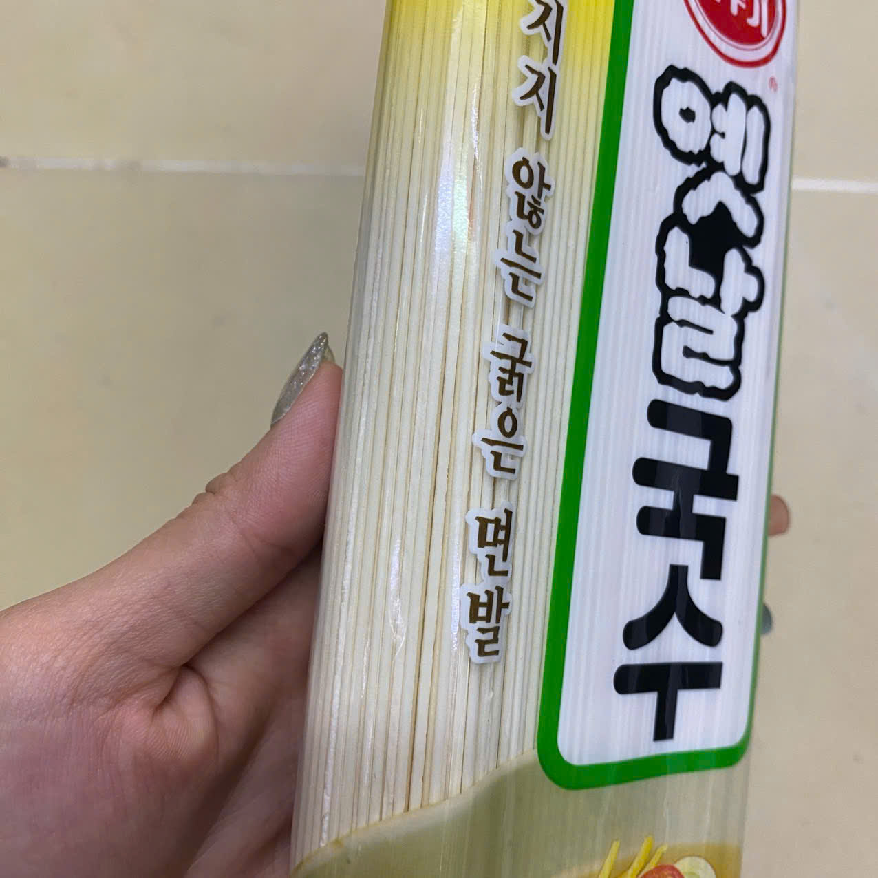 Mì Sợi Trung ( Sợi Vừa) Ottogi Hàn Quốc Gói 500G / 오뚜기) 옛날국수중면 500G
