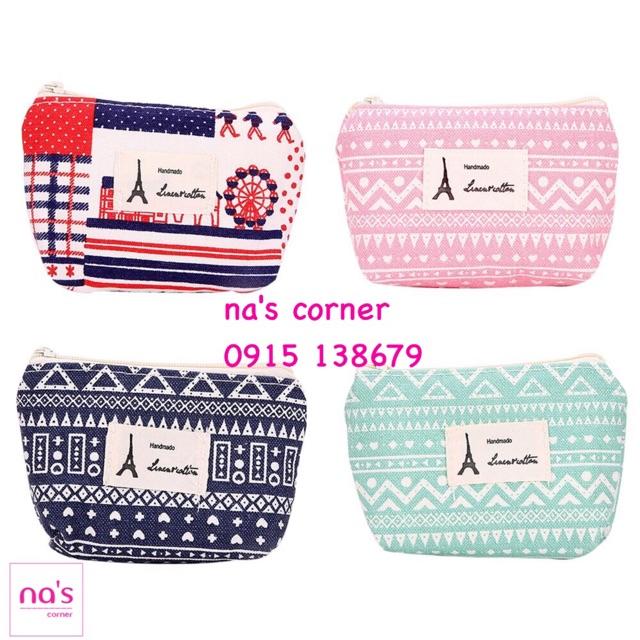 Ví mini vải canvas nhiều mẫu đẹp bền