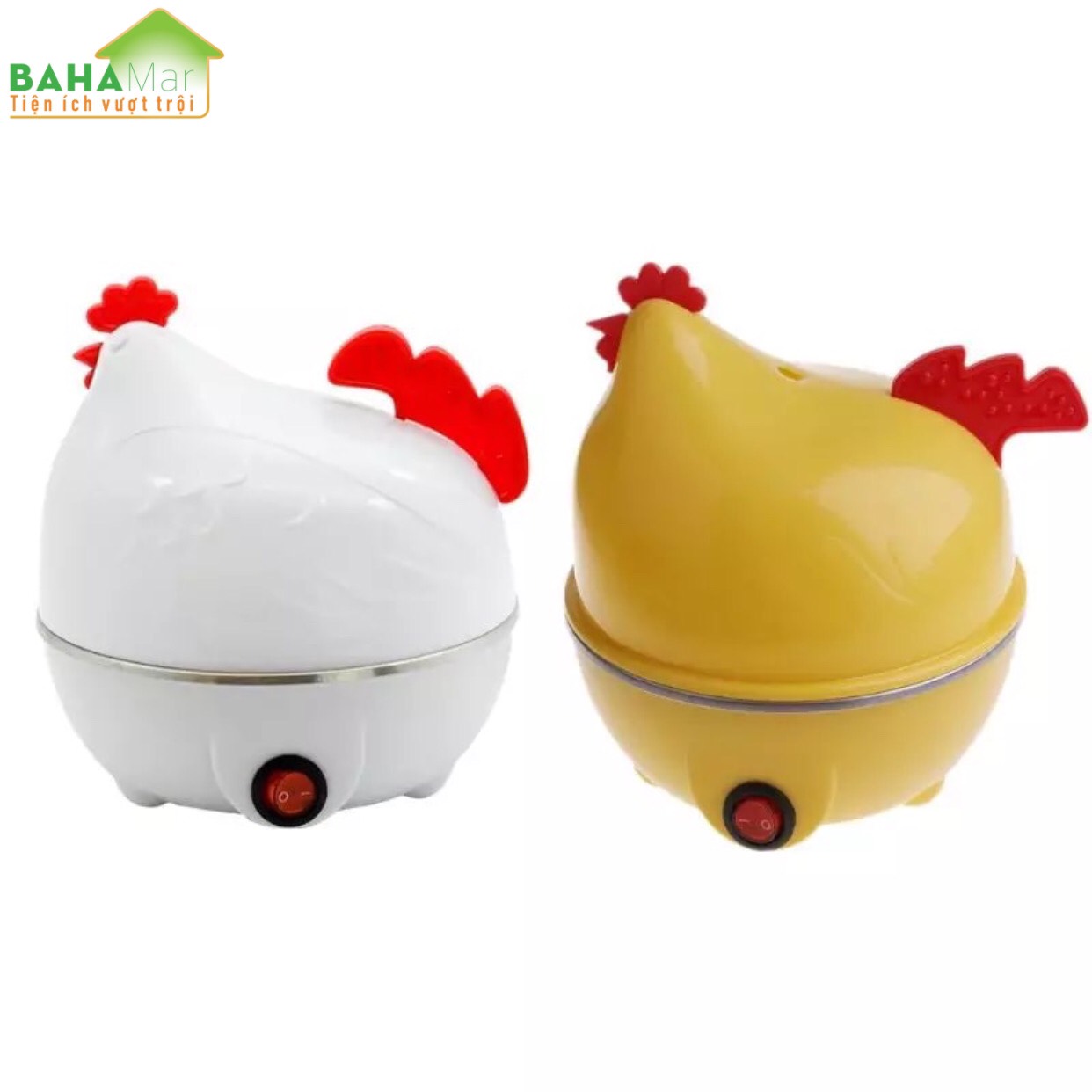 NỒI HÌNH GÀ MÁI HẤP TRỨNG KIỂM SOÁT NHIỆT ĐỘ TỰ ĐỘNG TẮT KHI CHÍN "BAHAMAR" luộc hấp trứng nhanh gọn an toàn